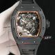 swiss replica Richard Mille RM055 Bubba Watson black ceramic case rubber strap watch (2)_th.jpg